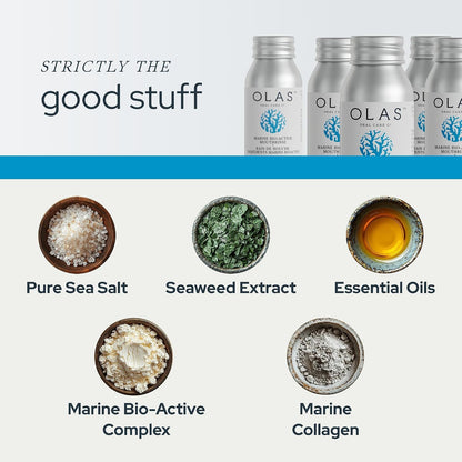 Alcohol-Free Marine Bio-Active Mouthwash, Fluoride-Free & Botanical – Olas