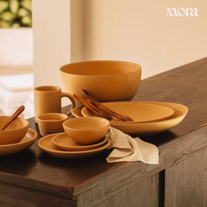 Lead-Free Ceramic Bowls, Lab-Tested – Mora (Set of 4, 28oz)