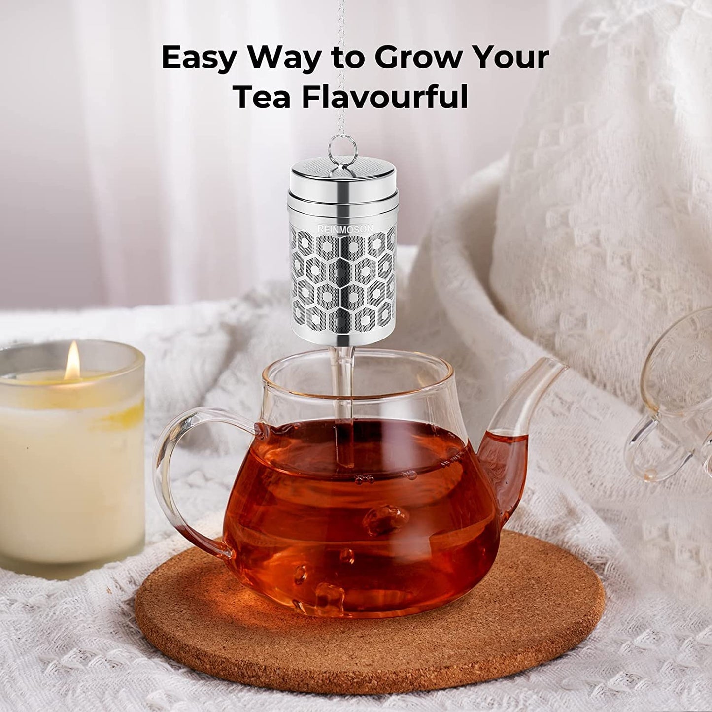 Microplastic-Free 304 Stainless Steel Tea & Spice Infuser – Reinmoson