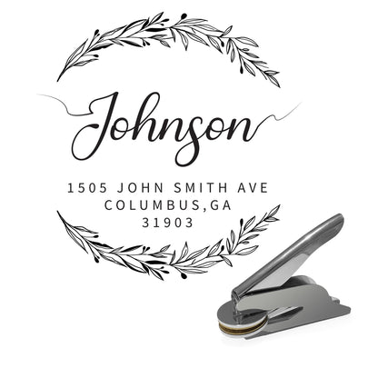 Sustainable Gift Wrap: Personalized Brass Embosser Stamp Logo Non-Toxic