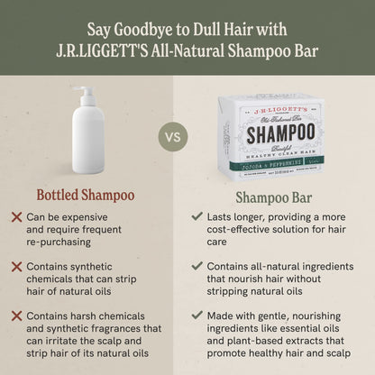 Plastic-Free, Sulfate-Free Shampoo Bar 3-Pack, Vegan – J.R. Liggett's