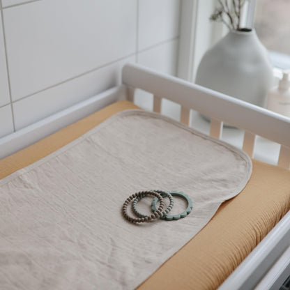 Mushie Organic Cotton Changing Pad Liners: Calming Muslin Comfort