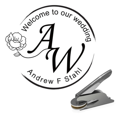 Sustainable Gift Wrap: Personalized Brass Embosser Stamp Logo Non-Toxic