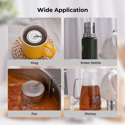 Microplastic-Free 304 Stainless Steel Tea & Spice Infuser – Reinmoson