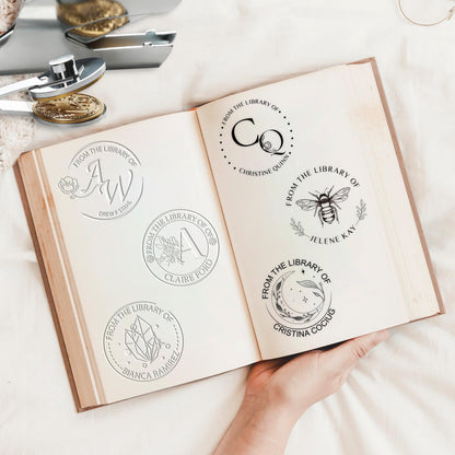 Sustainable Gift Wrap: Personalized Brass Embosser Stamp Logo Non-Toxic