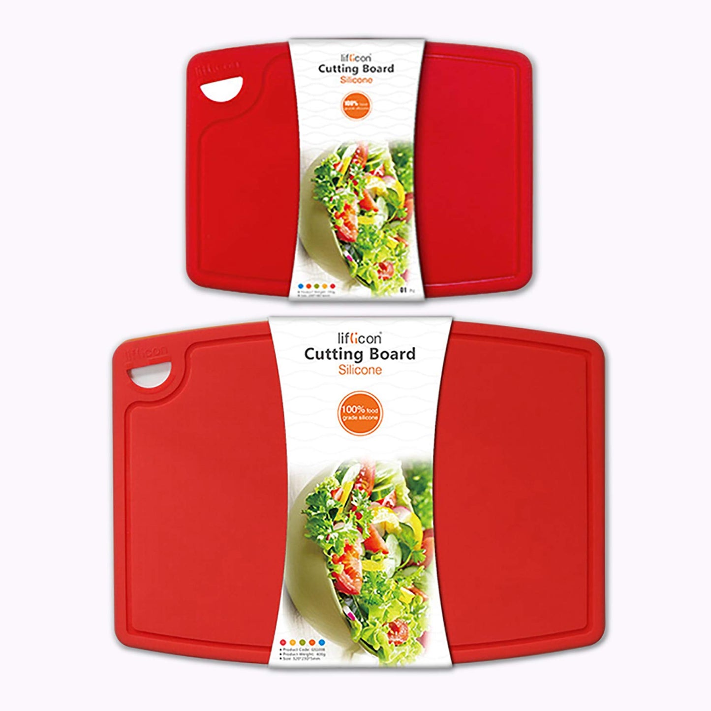 Non-Toxic Food-Grade Silicone Cutting Board Set, 3-Piece – Liflicon