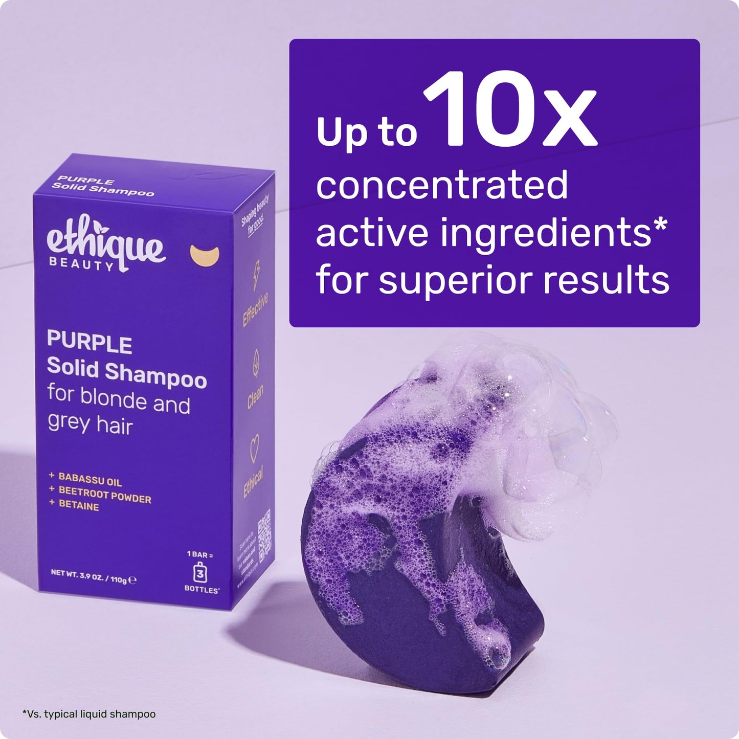 Plastic-Free Curl-Defining Shampoo Bar, pH-Balanced & Vegan – Ethique