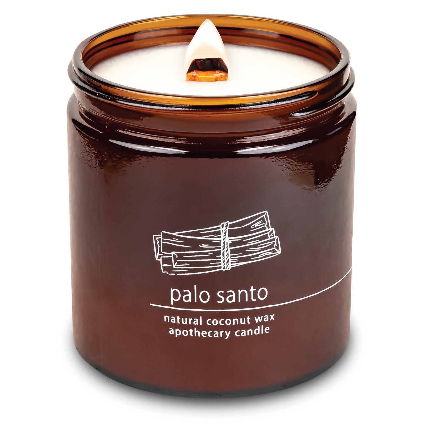 Non-Toxic Coconut Wax Candle: Signature Crackling Wood Wick, Phthalate-Free, 60-Hour Clean Burn