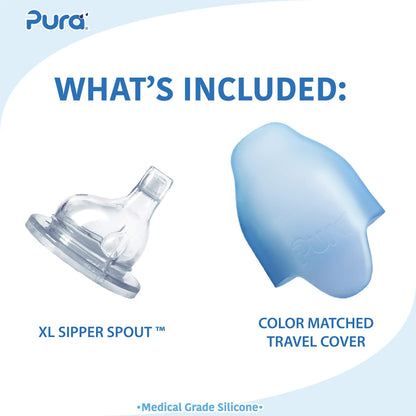 Pura Kiki 11oz MadeSafe Certified 100% Plastic-Free Sippy Cup