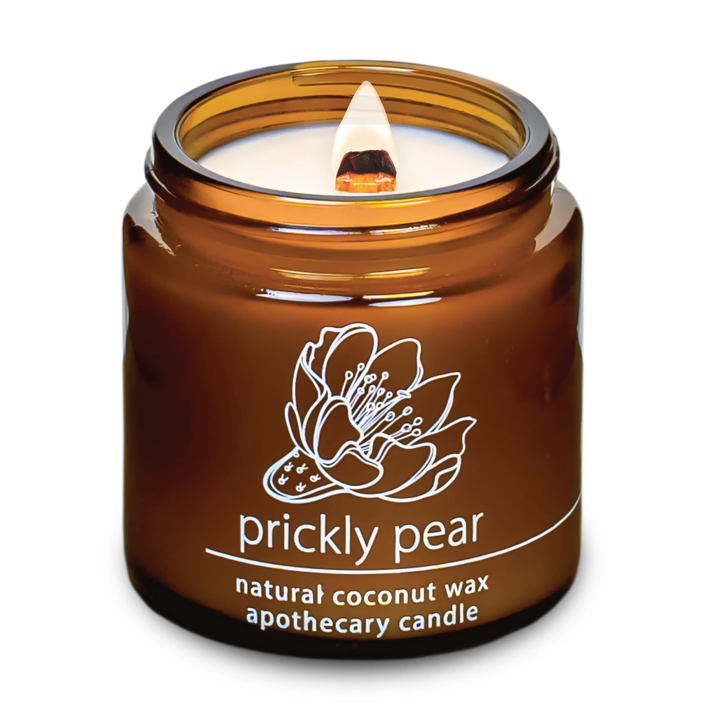 Non-Toxic Coconut Wax Candle: Signature Crackling Wood Wick, Phthalate-Free, 60-Hour Clean Burn