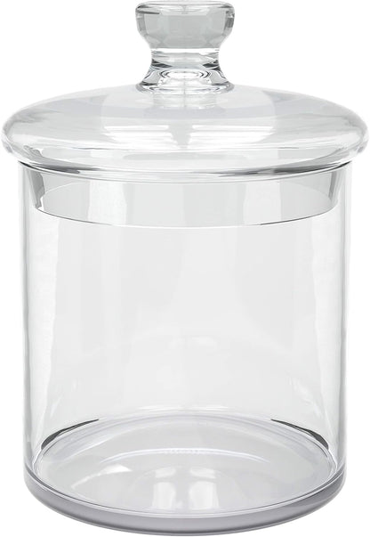 Plastic-Free Glass Apothecary Storage Jars, 36 oz, Set of 2 – Kook