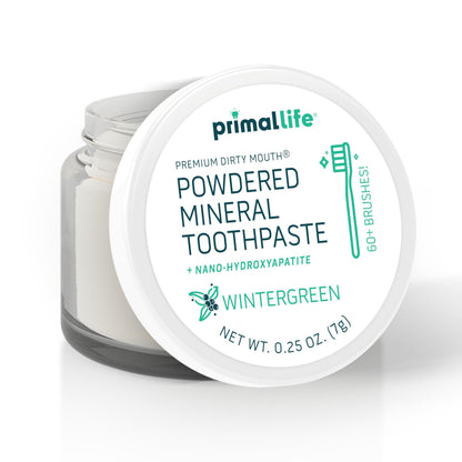 Fluoride-Free Remineralizing Tooth Powder, Bubblegum – Primal Life Organics