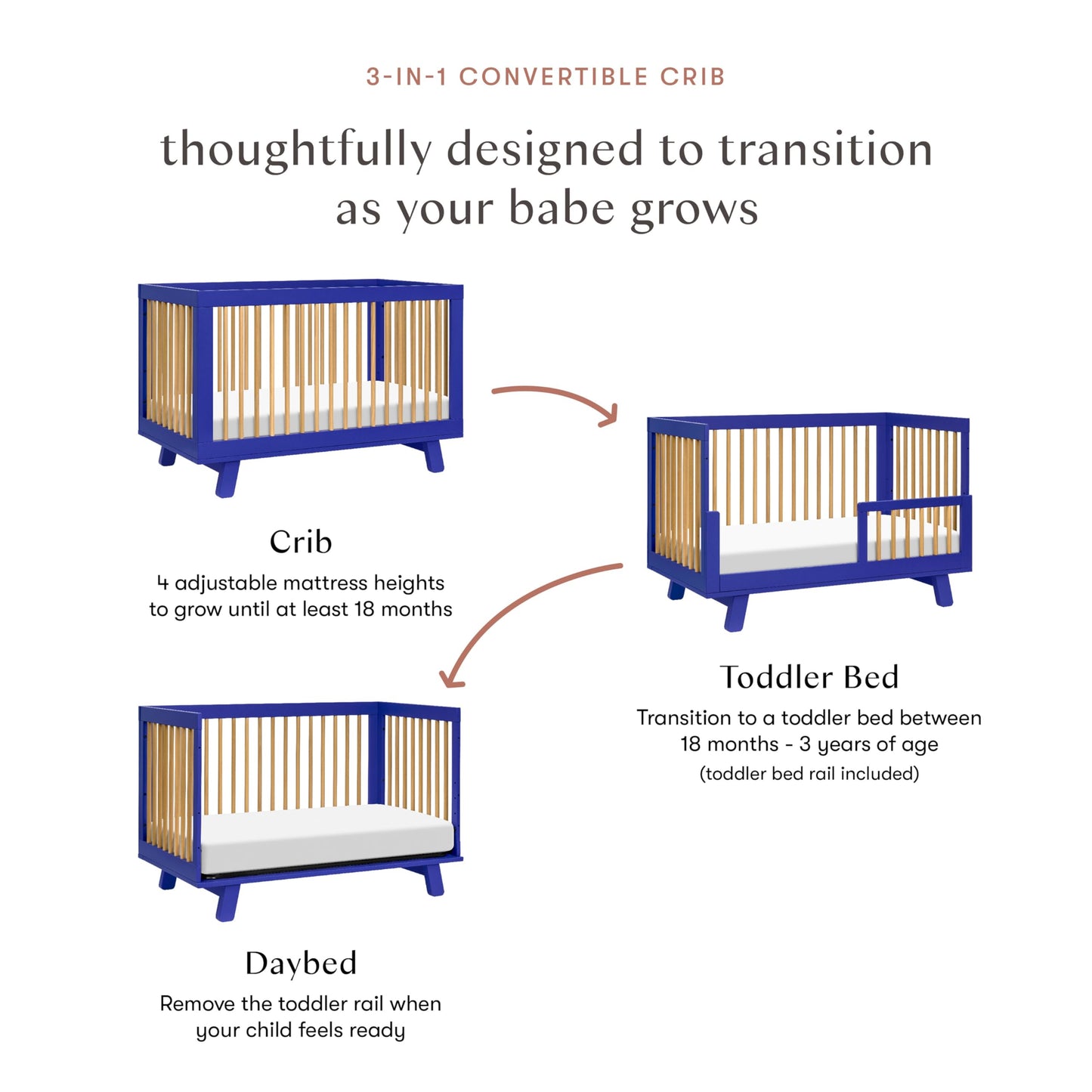 Babyletto Hudson 3-in-1 Crib: GREENGUARD Gold Purity