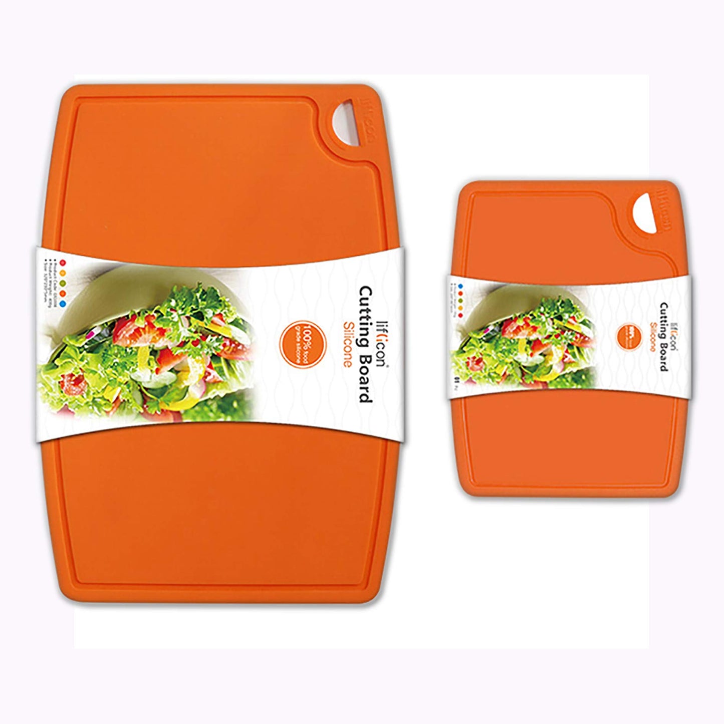 Non-Toxic Food-Grade Silicone Cutting Board Set, 3-Piece – Liflicon