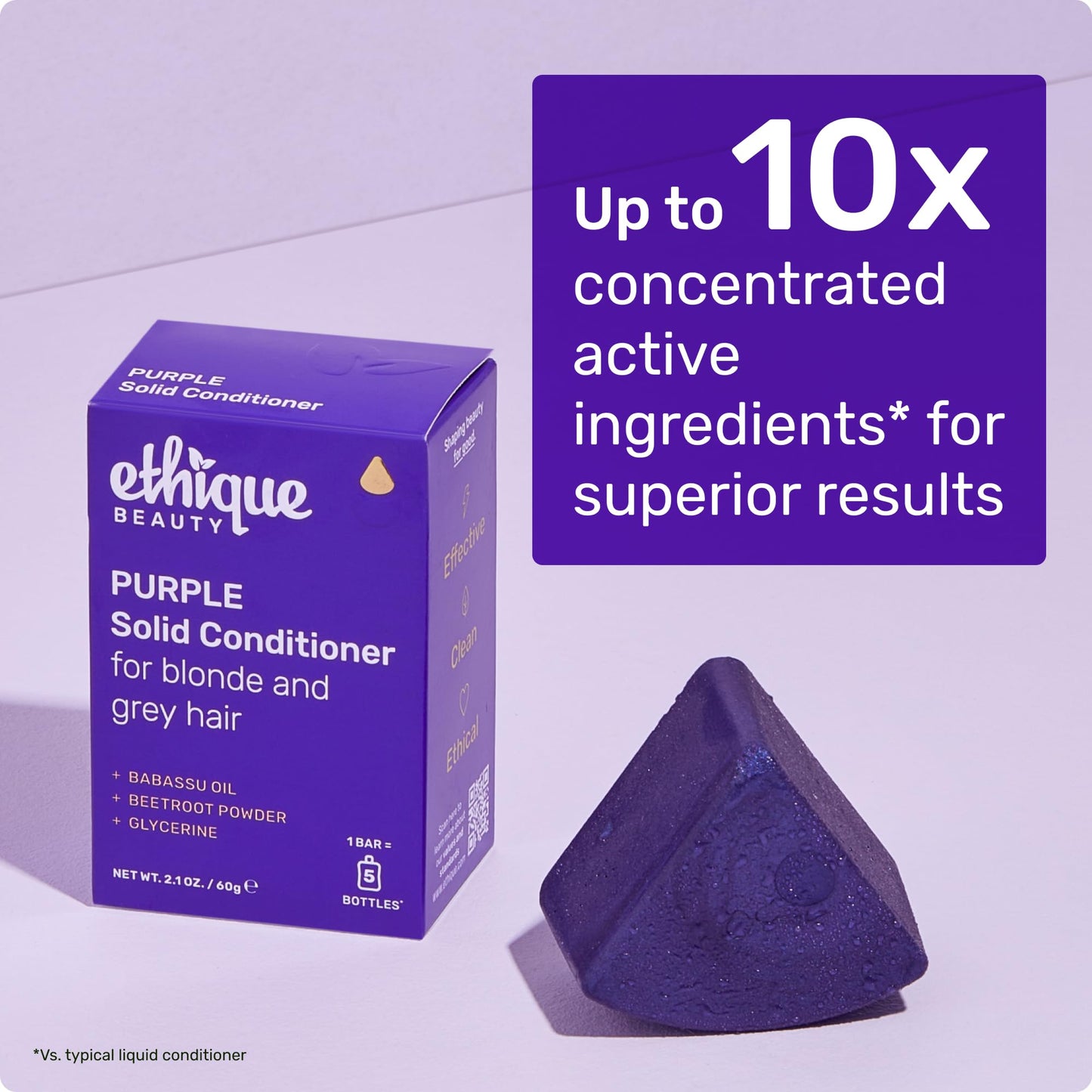 Plastic-Free Everyday Conditioner Bar with Vitamin C, Vegan – Ethique