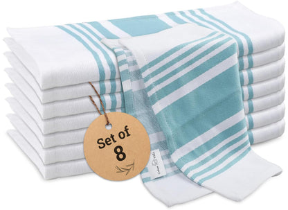 Microplastic-Free Kitchen: Urban Villa Cotton Dish Towels 6-Pack Non-Toxic