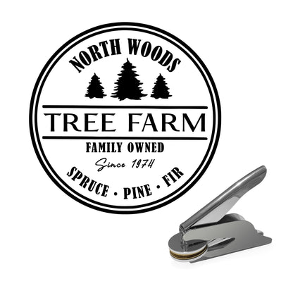 Sustainable Gift Wrap: Personalized Brass Embosser Stamp Logo Non-Toxic