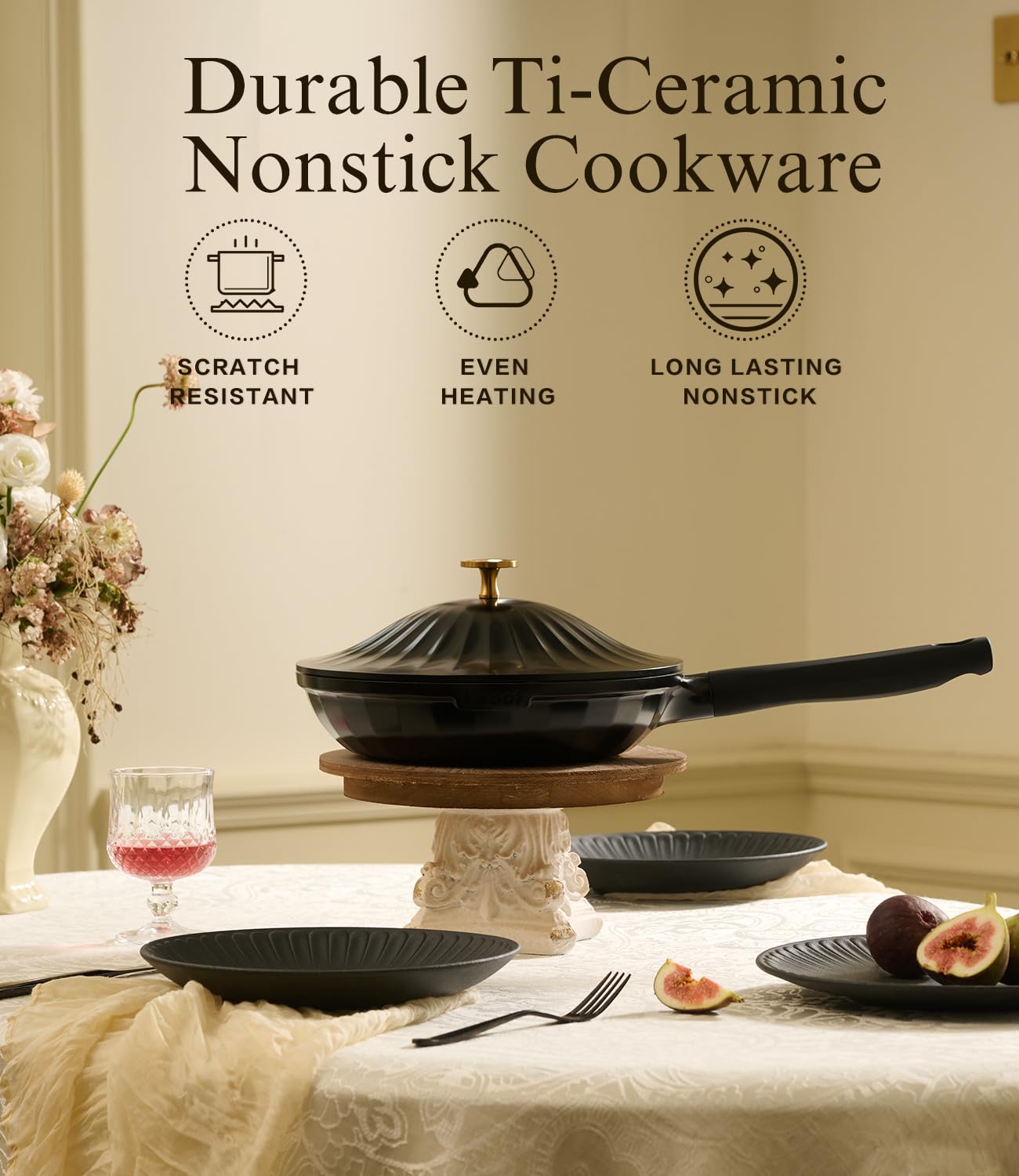 7-Piece Nonstick Ceramic Cookware Set