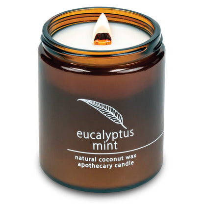 Non-Toxic Coconut Wax Candle: Signature Crackling Wood Wick, Phthalate-Free, 60-Hour Clean Burn