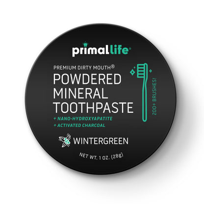 Fluoride-Free Remineralizing Tooth Powder, Bubblegum – Primal Life Organics