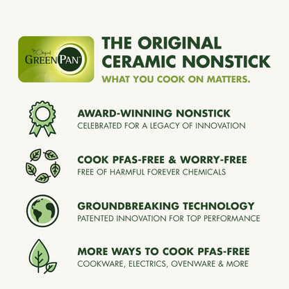 NSF-Certified Ceramic Nonstick Cookware Set – GreenPan Reserve Pro
