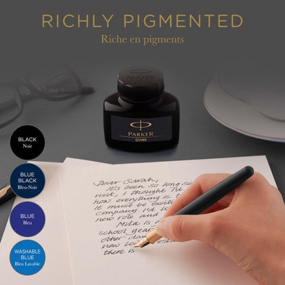 Sustainable Gift Wrap: Parker Quink Ink Bottle Fountain Pen Refill Non-Toxic