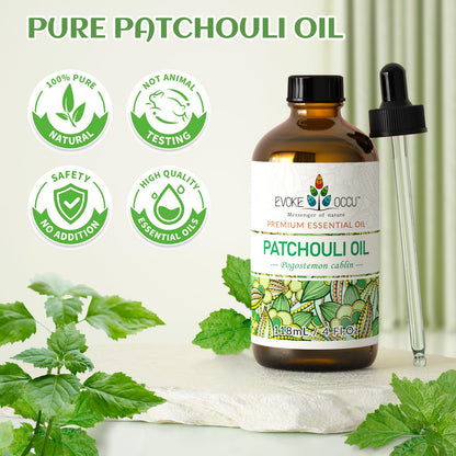EVOKE OCCU 100% Pure Clary Sage Essential Oil: 4oz Value Size