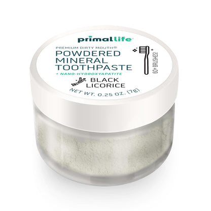 Fluoride-Free Remineralizing Tooth Powder, Bubblegum – Primal Life Organics