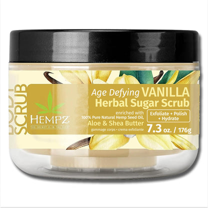 Fragrance-Free Sugar Body Scrub with Hemp Seed Oil – HEMPZ
