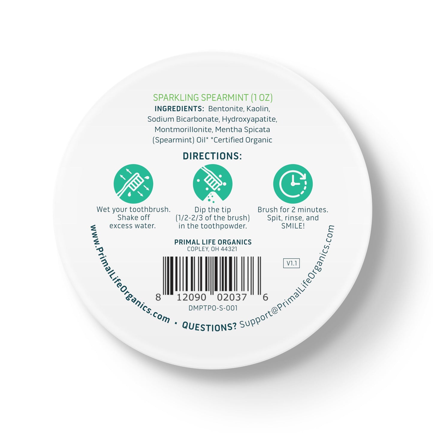 Fluoride-Free Remineralizing Tooth Powder, Bubblegum – Primal Life Organics