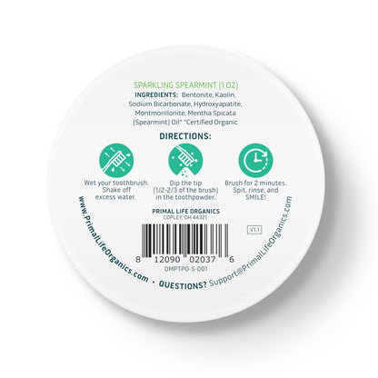 Fluoride-Free Remineralizing Tooth Powder, Bubblegum – Primal Life Organics