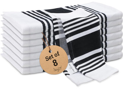 Microplastic-Free Kitchen: Urban Villa Cotton Dish Towels 6-Pack Non-Toxic