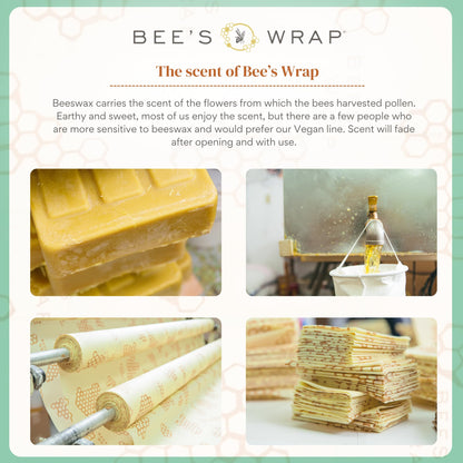Plastic-Free Vegan Reusable Food Wrap Roll – Bee's Wrap
