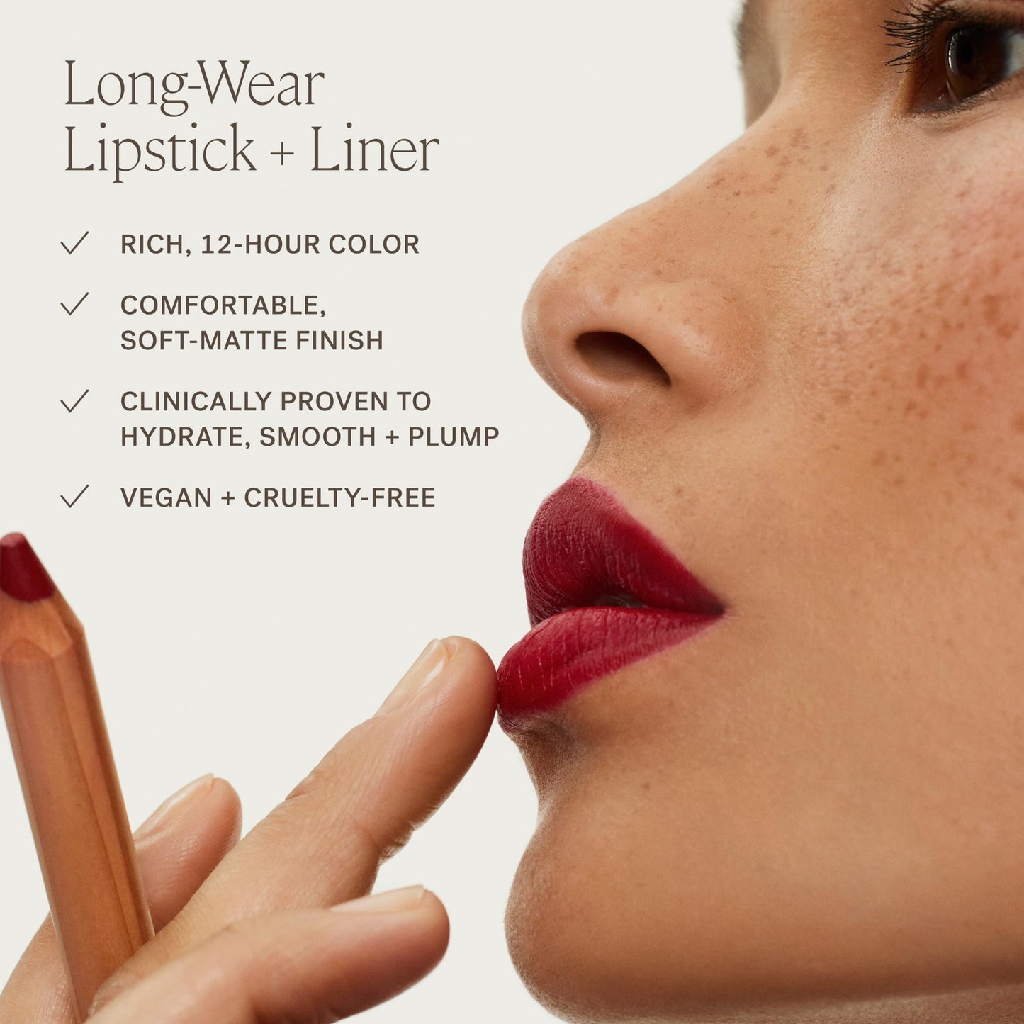 ILIA Lip Sketch Hydrating Crayon: 12-Hour Soft-Matte Color (Piazza)