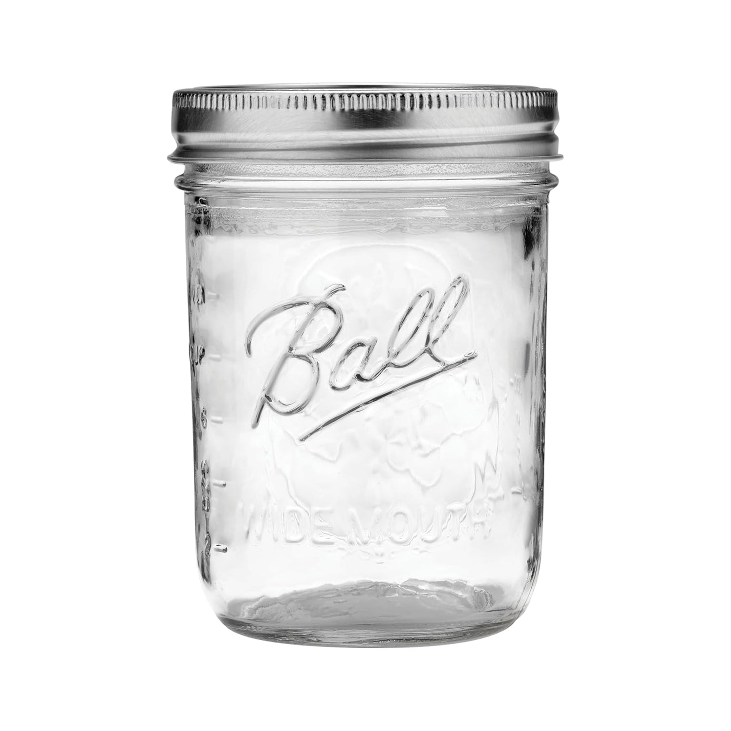 Wide Mouth Pint Glass Mason Jars, BPA-Free, 2-Pack – Ball