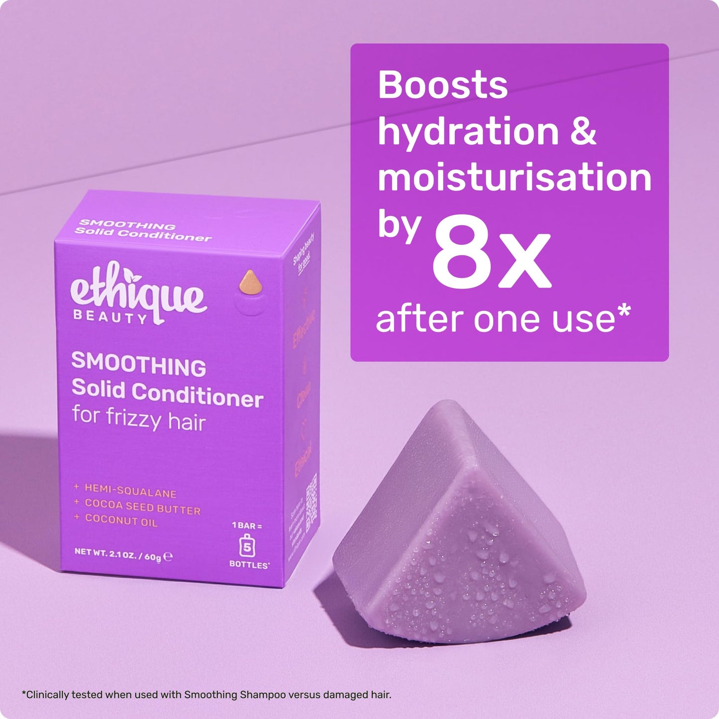 Plastic-Free Everyday Conditioner Bar with Vitamin C, Vegan – Ethique