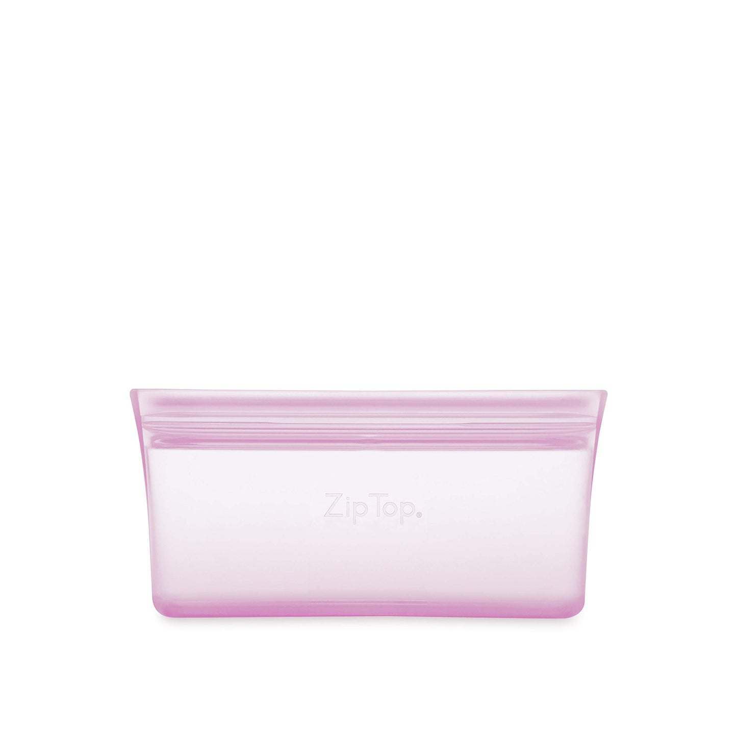 Reusable Silicone Bags, Stand-Up Zip Seal, 2-Bag Set - Zip Top