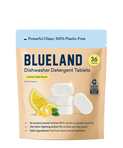 Blueland 100% Plastic-Free Dishwasher Detergent Tablets (36 Count)