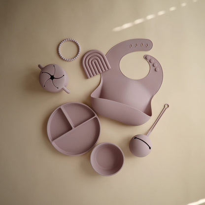 mushie 100% Food-Grade Silicone Divided Suction Plate