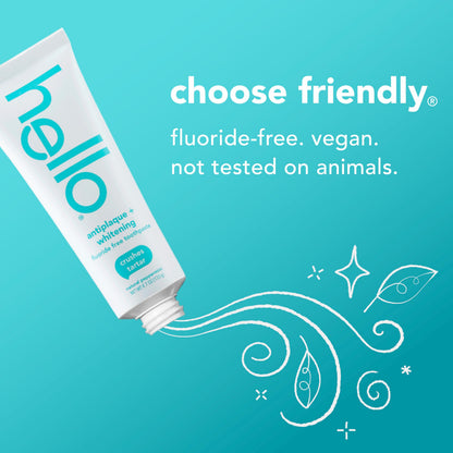 Fluoride-Free Toothpaste, Vegan & SLS-Free – Hello