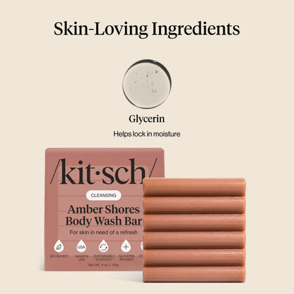 Plastic-Free Sugar Body Scrub Bar, Vegan & Leaping Bunny – Kitsch