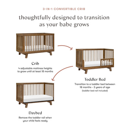 Babyletto Hudson 3-in-1 Crib: GREENGUARD Gold Purity