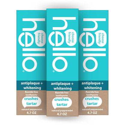 Fluoride-Free Toothpaste, Vegan & SLS-Free – Hello