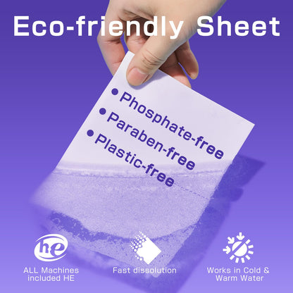 Soulink Laundry Sheets: Plant-Based Unscented 240 Loads