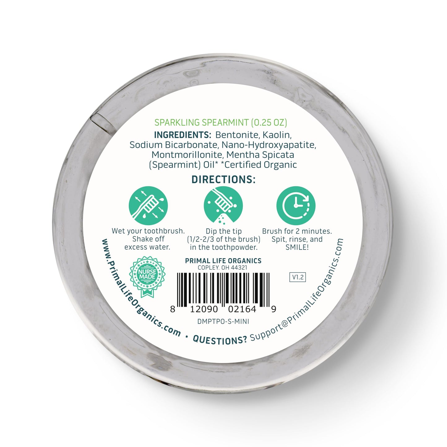 Fluoride-Free Remineralizing Tooth Powder, Bubblegum – Primal Life Organics
