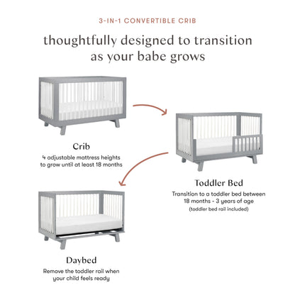 Babyletto Hudson 3-in-1 Crib: GREENGUARD Gold Purity