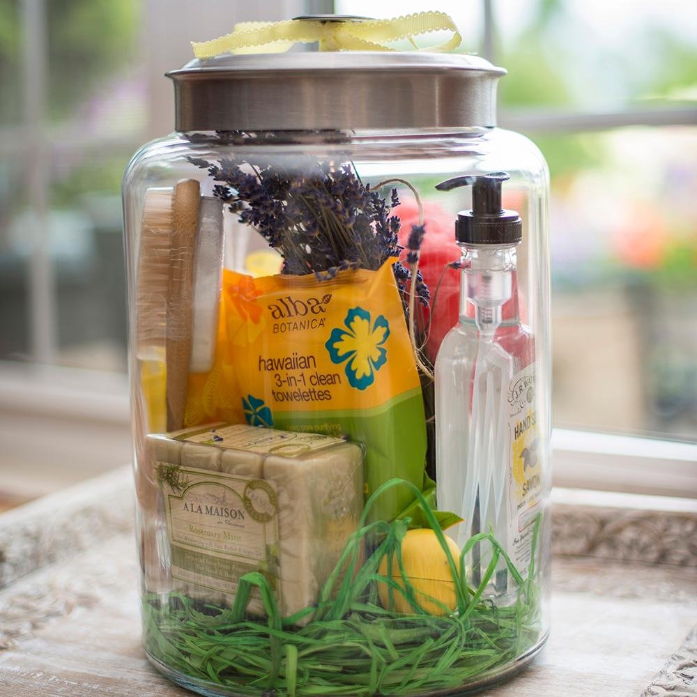 Glass Storage Jars with Fresh-Sealed Lids, 96 oz, 2-Pack – Anchor Hocking