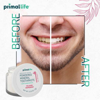 Fluoride-Free Remineralizing Tooth Powder, Bubblegum – Primal Life Organics
