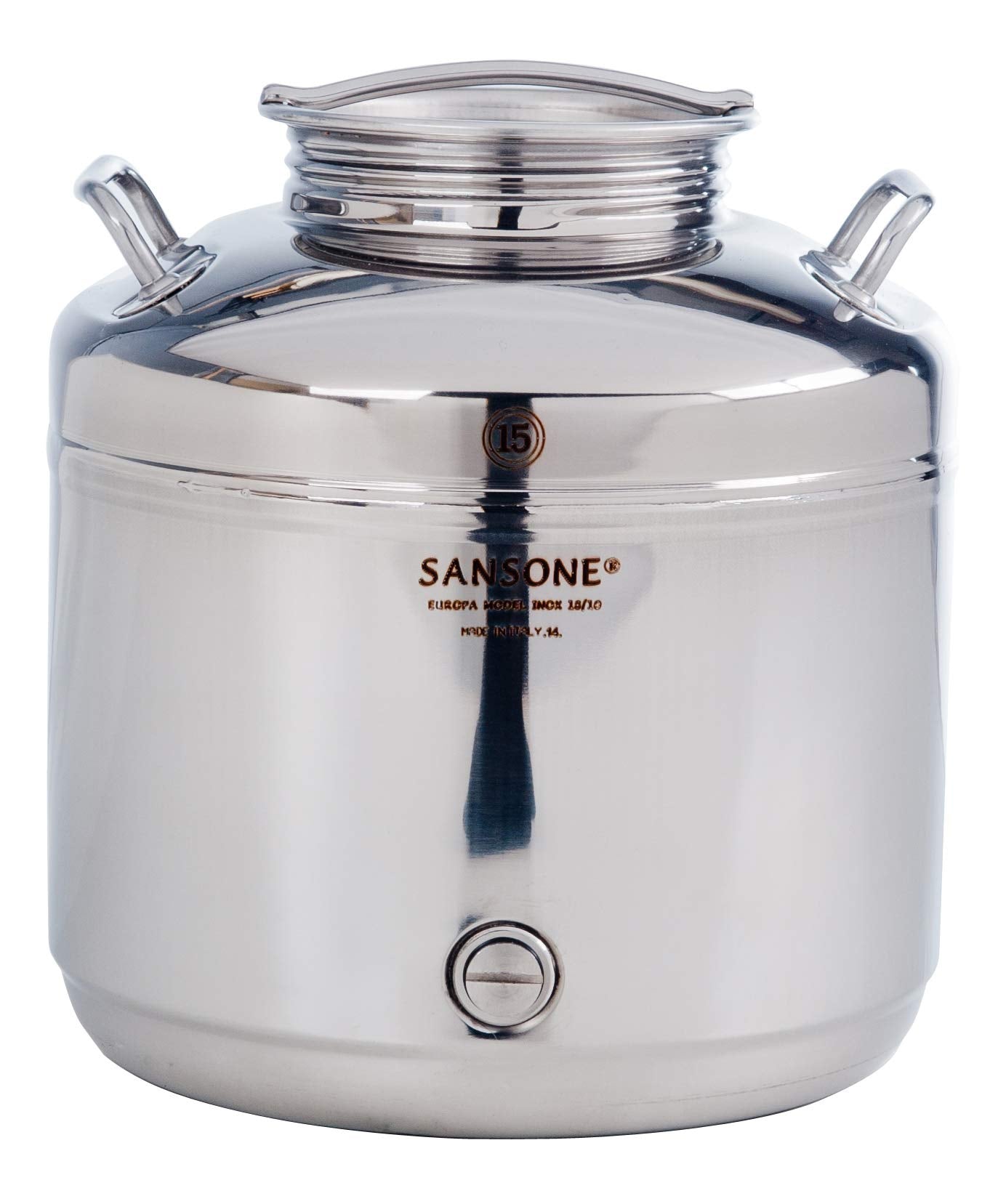 Plastic-Free Stainless Steel Water Dispenser, 100L – Sansone Fusti