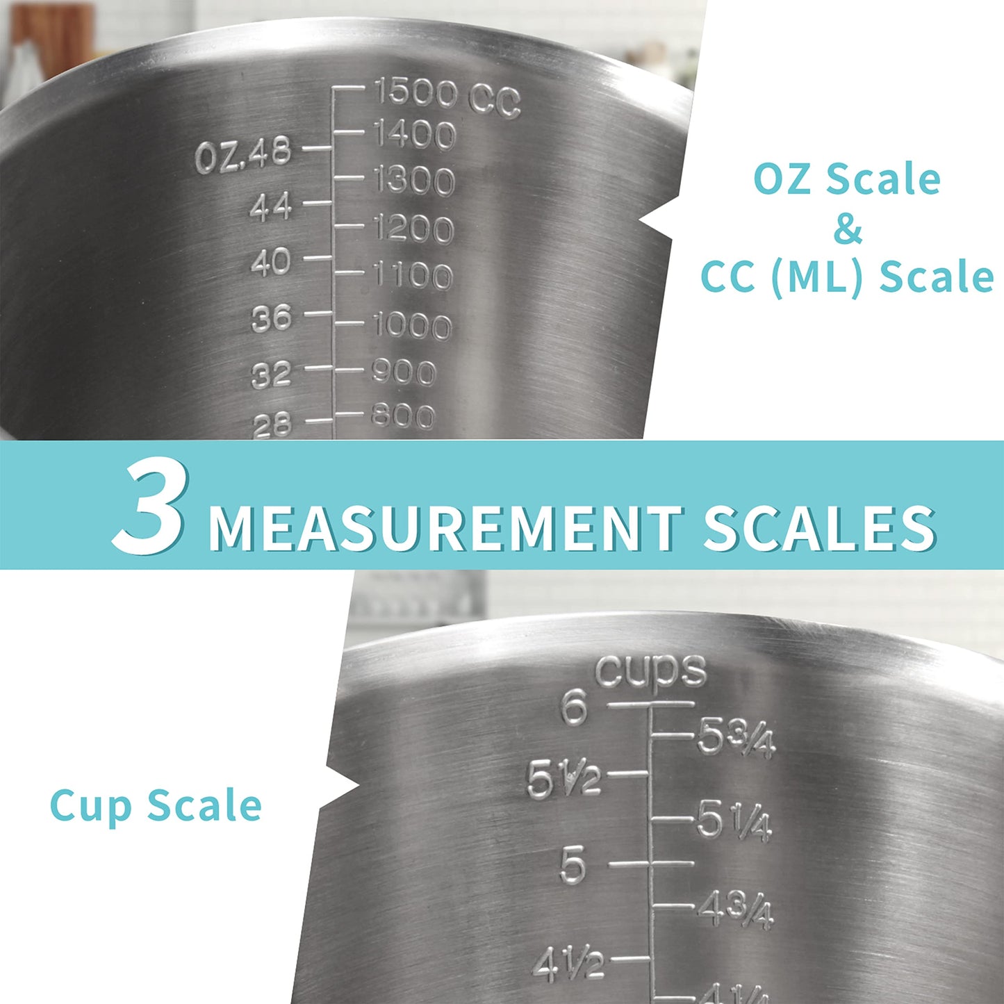 Microplastic-Free 304 Stainless Steel Measuring Cup – Newness